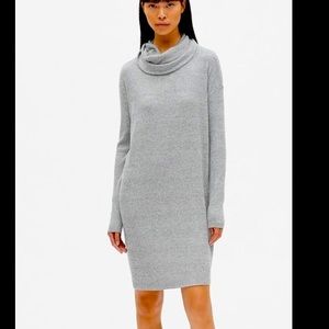 GAP Knitted Long Sleeve Grey Dress